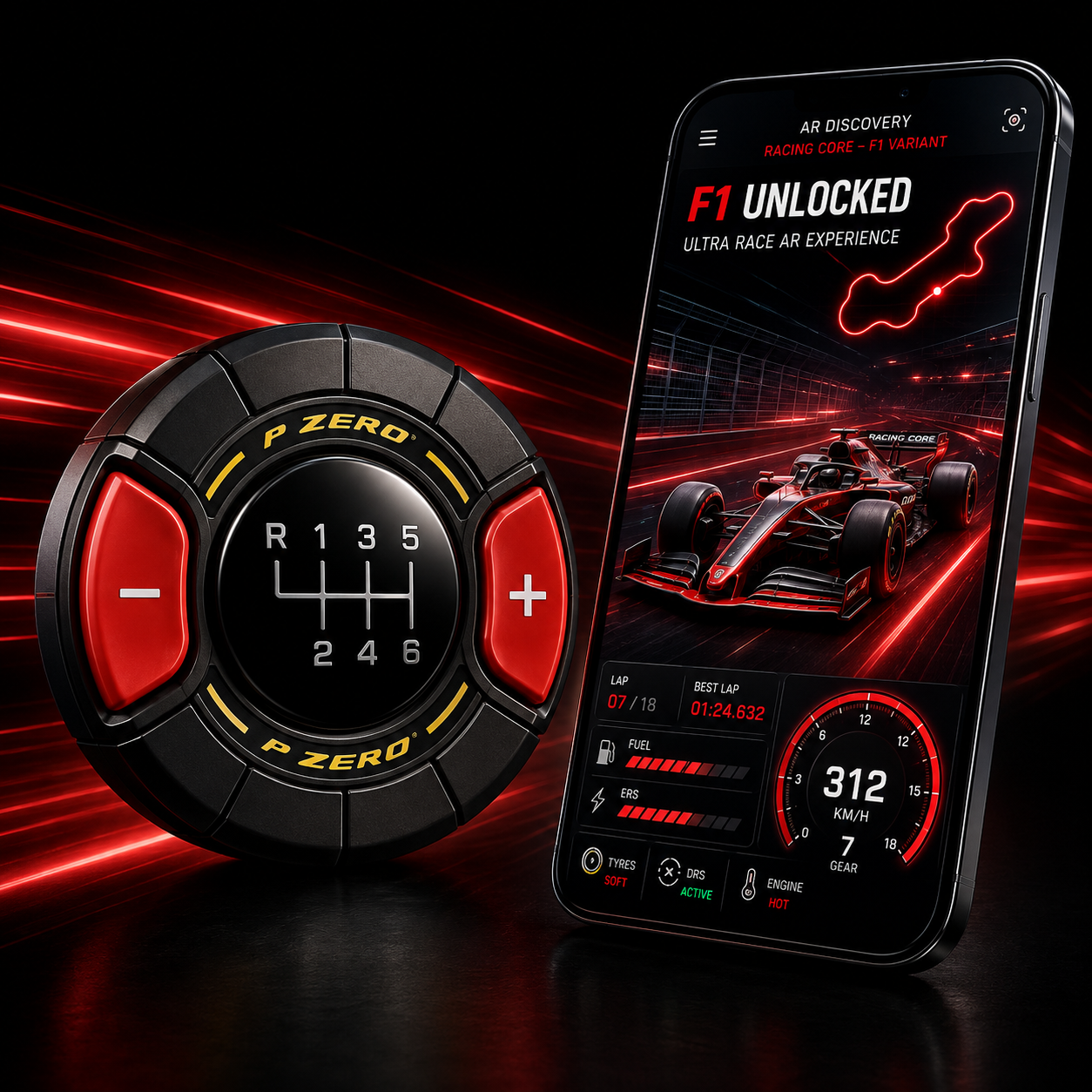 Fidget Quest Racing Core F1 variant and AR racing experience